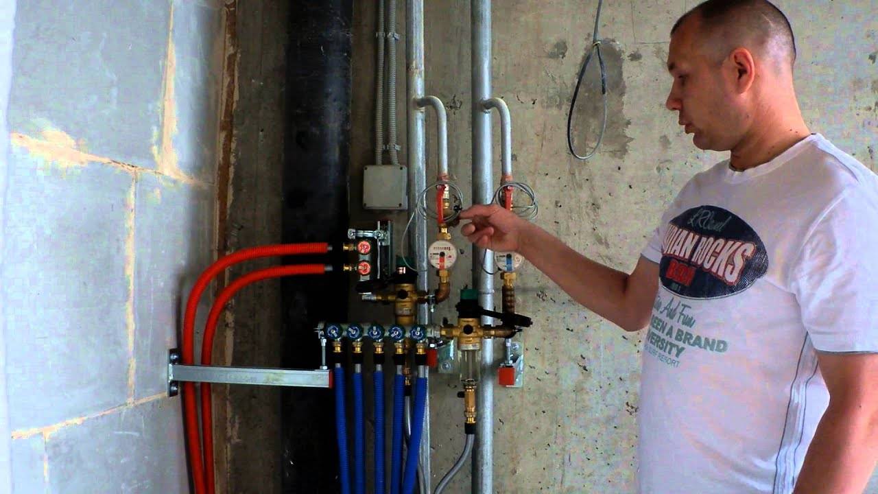 Схема разводки сантехники в ванной