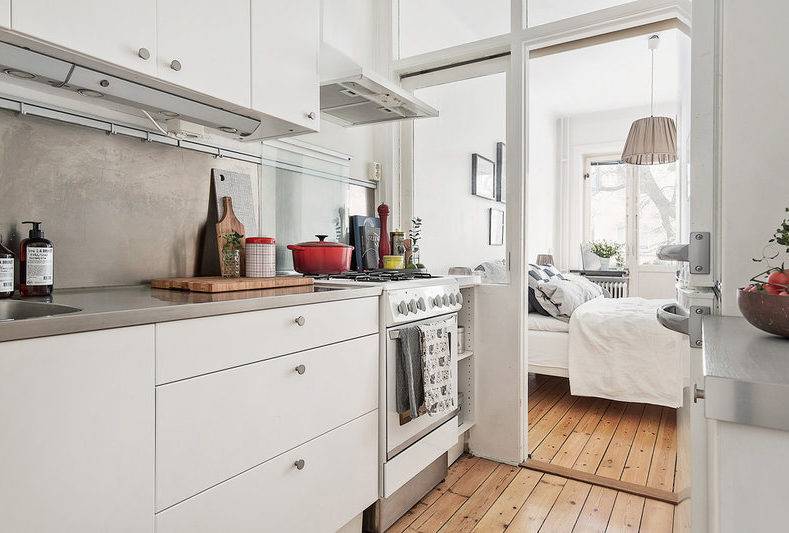 Спальное место на кухне - 30 фото интерьеров