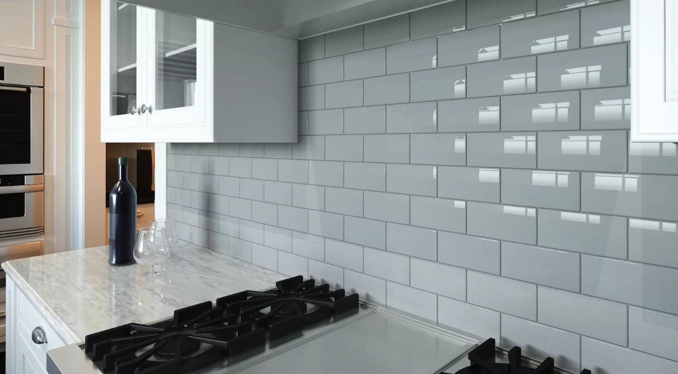Кухонный фартук из плитки кабанчик: как выложить красиво (50+ фото идей)