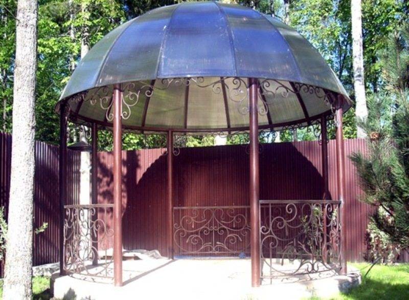Круглая беседка своими руками - пошаговая инструкция с фото, варианты строительства