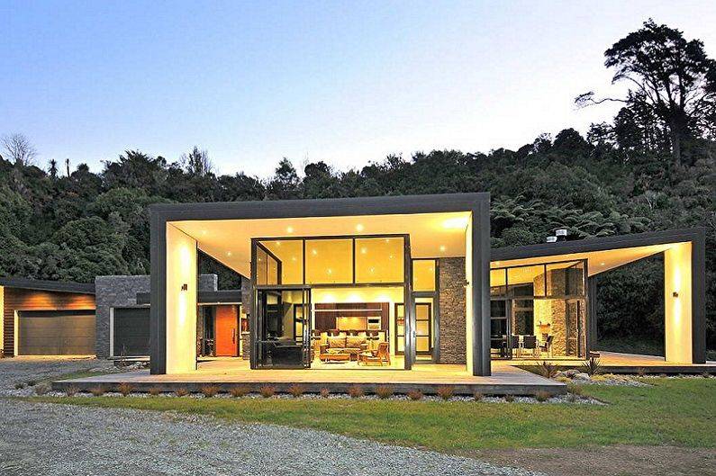 Дома с плоскими крышами – интересные проекты с красивым и модным дизайном