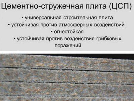 Цементно-стружечная плита: плюсы и минусы
