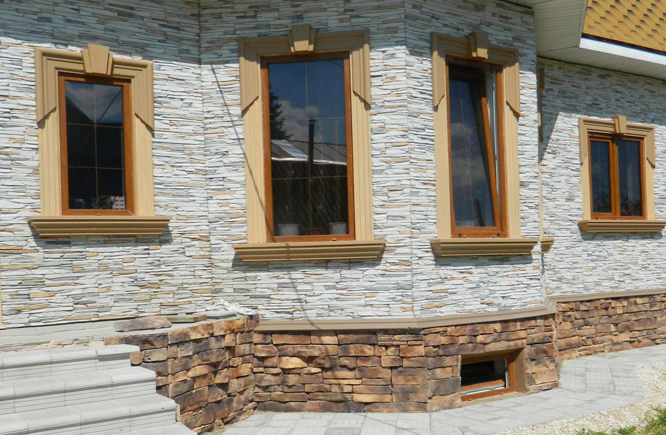 Натуральный камень для облицовки фасада: технология отделки фасадных элементов при помощи декоративного и природного камня