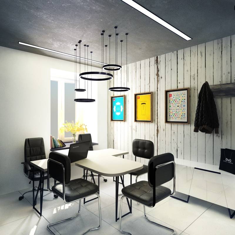 Дизайн интерьера офиса, планировка - фото примеров
