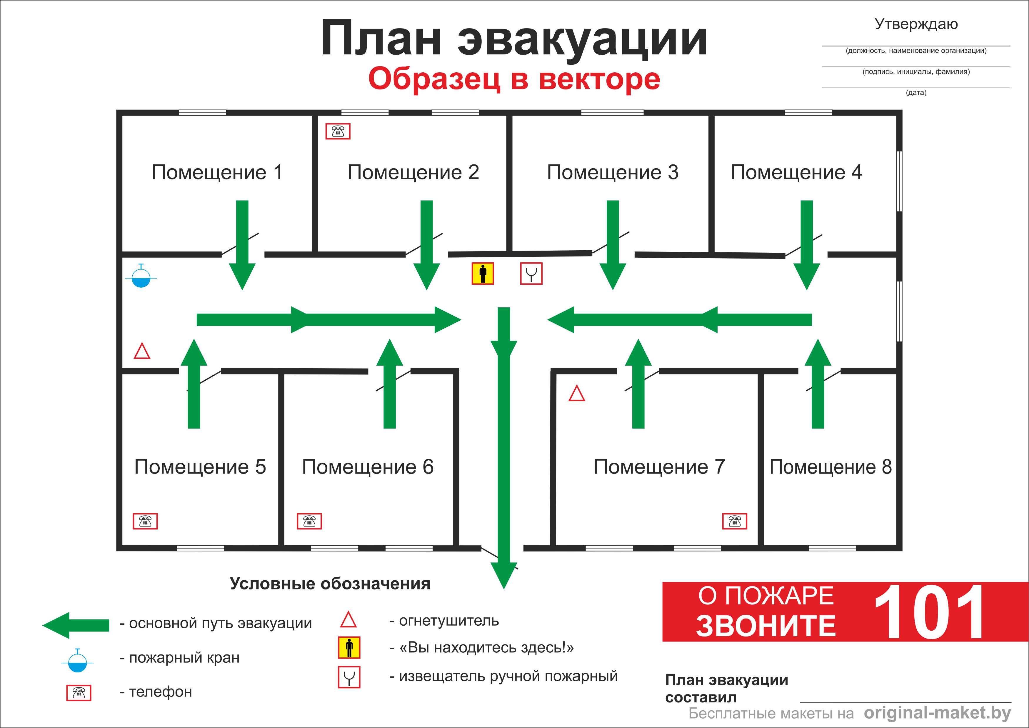 Условные обозначения пожарных автомобилей