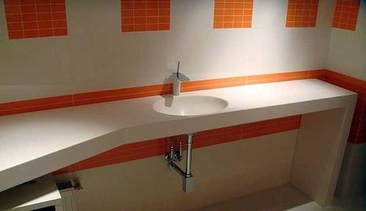 Столешница для ванной (54 фото): как правильно выбрать или сделать самому