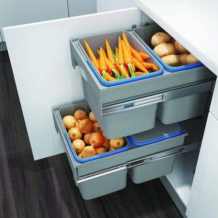 Наполнение кухонных шкафов: системы хранения на кухне | виды