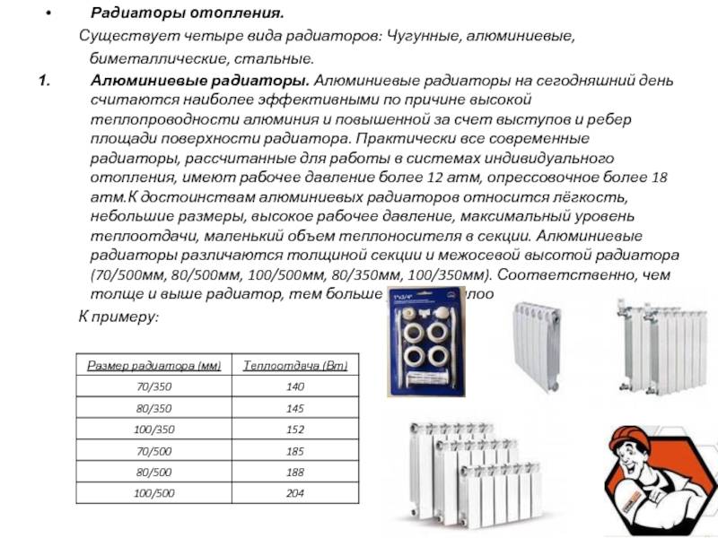 Какой радиатор лучше алюминиевый или биметаллический