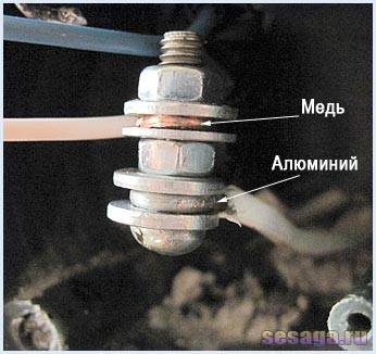 Клеммники для соединения алюминиевых и медных проводов