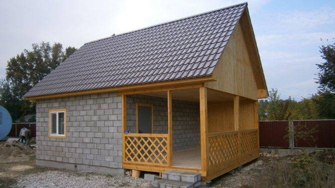 Баня из шлакоблоков своими руками: поэтапное строительство бани из шлакоблоков