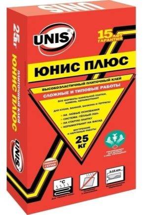 Клей unis 2000: технические характеристики состава для плитки, фасовка по 25 кг, расход на 1 м2, как приготовить раствор клея