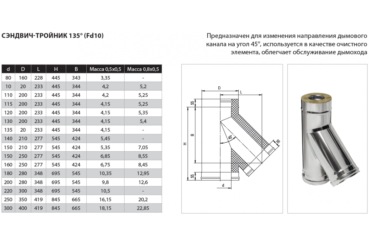 Какой диаметр трубы дымохода. Дымоход 180 мм сэндвич колено 45 схема. Сэндвич труба 300 400 тройник. Дымоход тройник диаметр 135*110. Дымоход сэндвич 120/190 тройник.