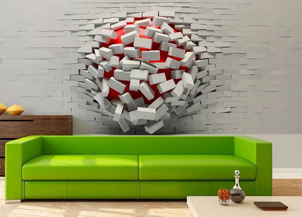Стильные стены в гостиной: 5 идей декора