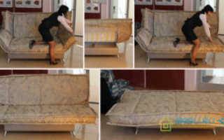 Диван с механизмом трансформации «клик-кляк»: отзывы покупателей о преимуществах и недостатках