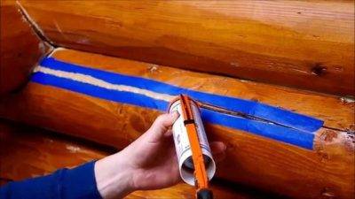 Как выбрать герметик для швов в деревянном доме