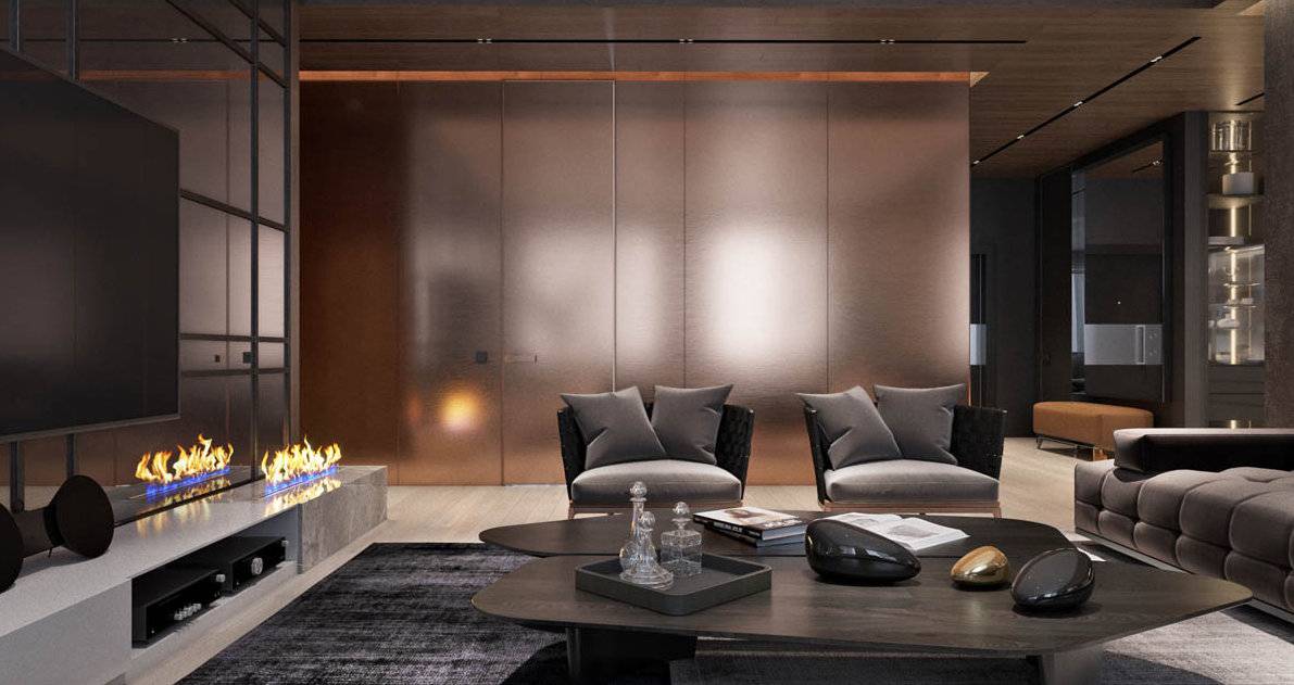 Дизайн стен в квартире: варианты внутренней отделки, идеи декора, выбор цвета