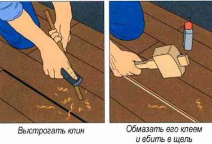 Как устранить скрип деревянного пола без его вскрытия: обзор способов