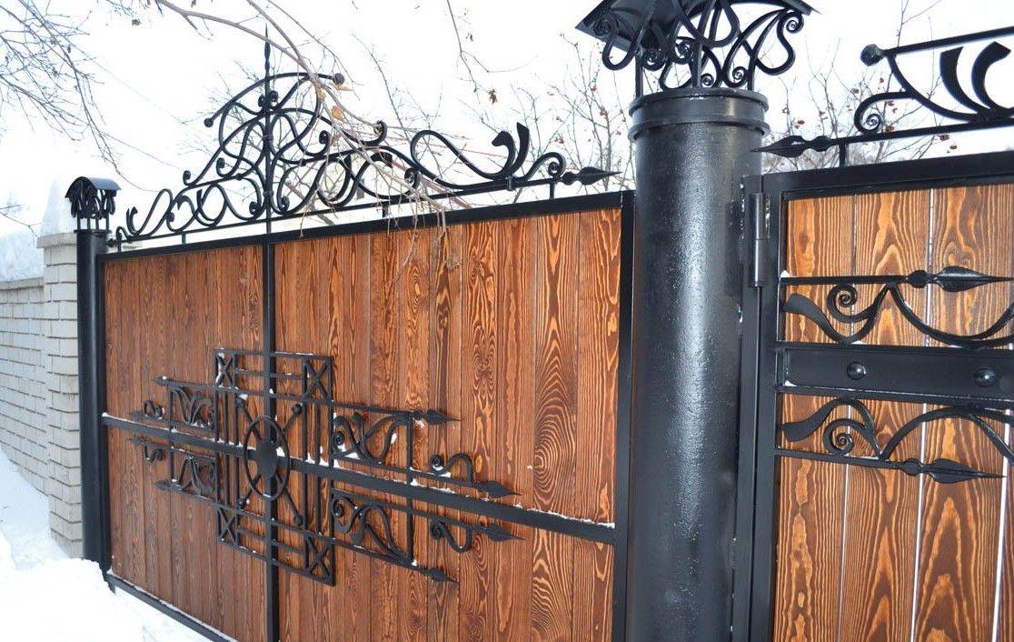 Кованые заборы и ограждения для дома, красивые кованые заборы для частного дома