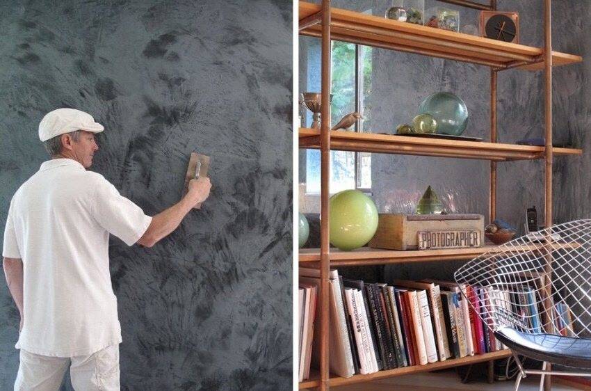 Отделка стен декоративной штукатуркой своими руками: фото, видео, мастер-класс