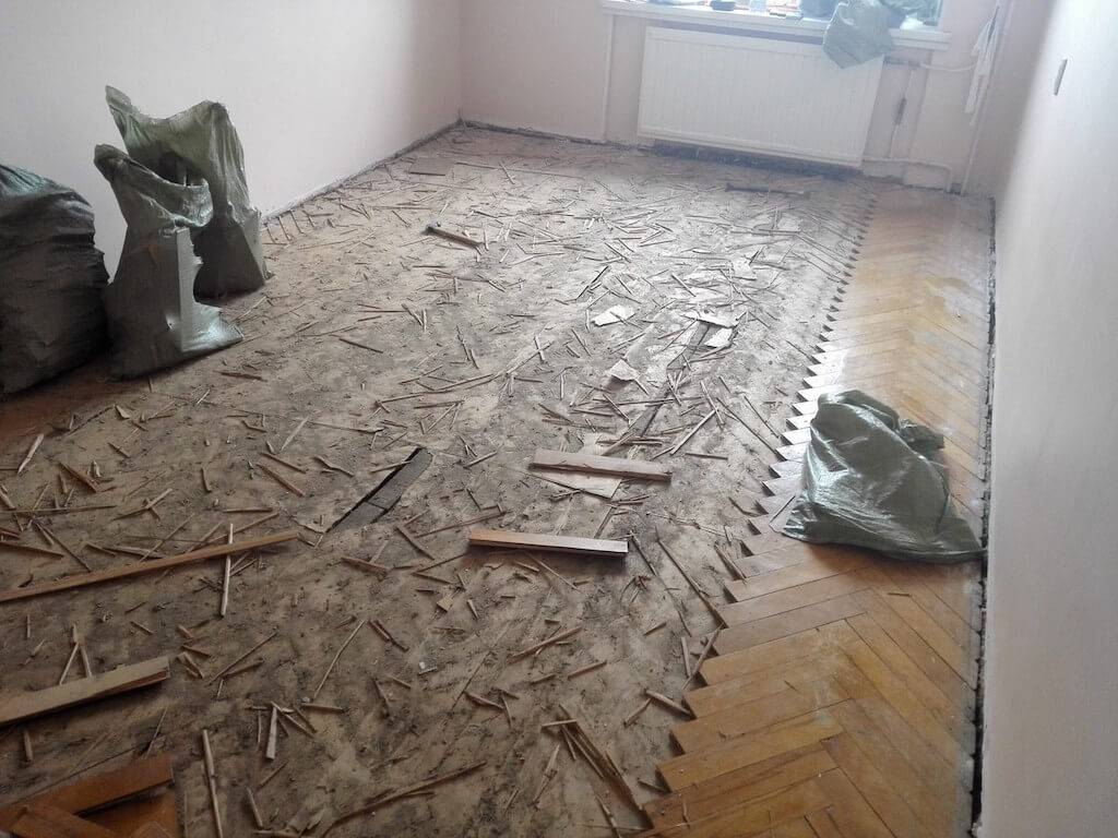 Выравнивание деревянного пола под ламинат своими руками