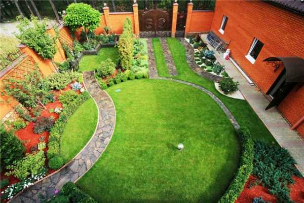 Ландшафтный дизайн участка площадью 6 соток (79 фото): планировка дачного дворика, проекты красивых садовых участков