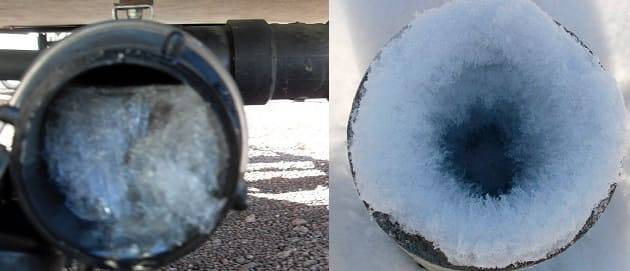 Чем разморозить канализацию под землей: причины промерзания труб и способы размораживания
