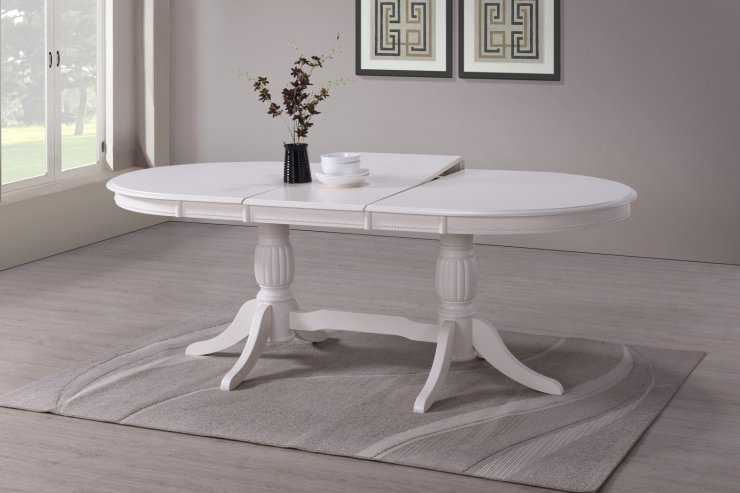 Белый стол — новинки дизайна и лучшие идеи по применению стола в дизайне интерьера