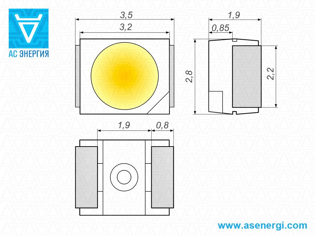 Технические характеристики и применение smd 3528