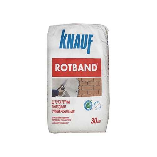 Обзор штукатурной смеси марки rotband knauf