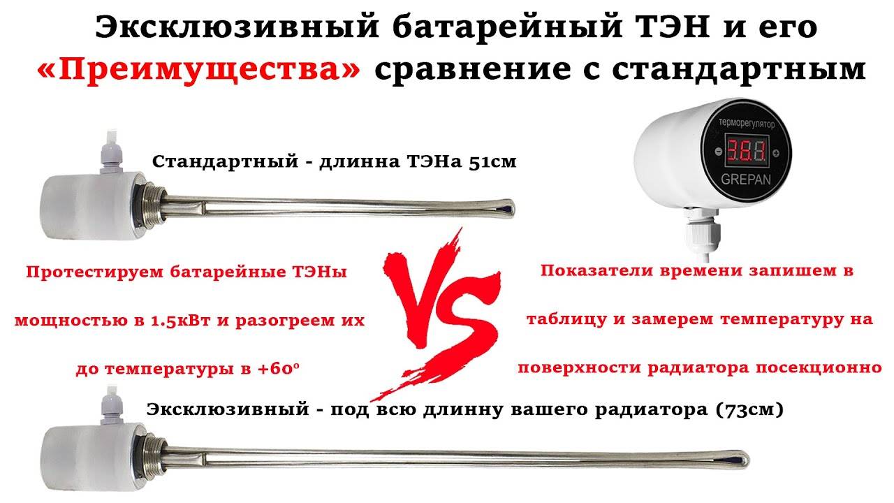 Как врезать тэн в систему отопления?