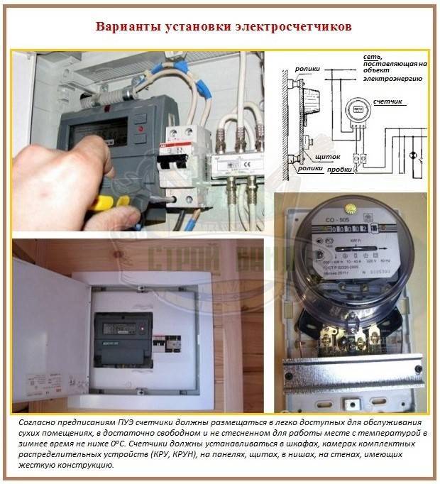 Особенности установки счетчика электроэнергии в квартире