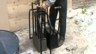 Наборные столбы для забора и бетонные блоки: формы и цена