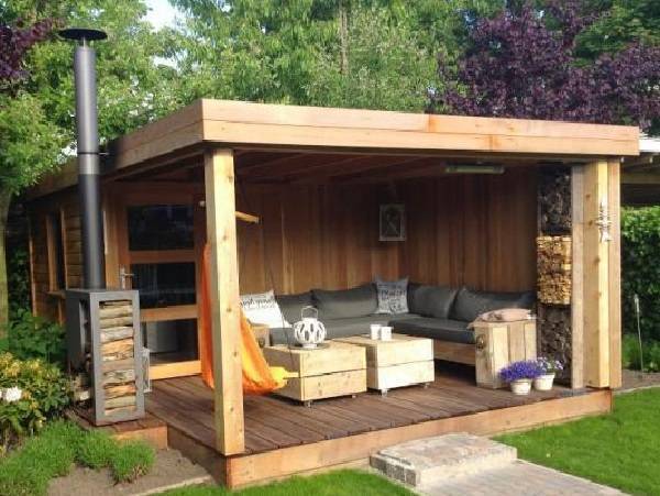 Беседка из дерева своими руками, фото проектов и чертежи