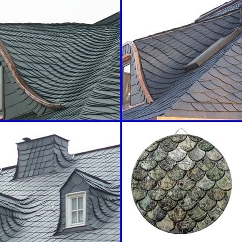 Сланцевая кровля: монтаж, фото, плюсы и минусы, укладка, искусственная