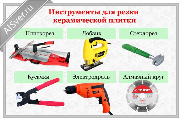 Как резать плитку при помощи стеклореза?