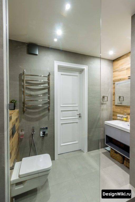 Дизайн ванной комнаты с душевой фото