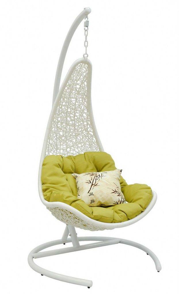 Качели для отдыха и работы — подвесное кресло кокон своими руками из обруча и веревки