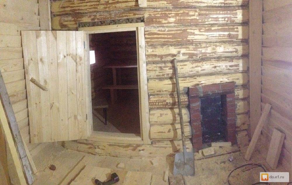 Предбанник в бане своими руками