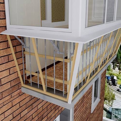 Остекление балконов с крышей: как застеклить балкон правильно