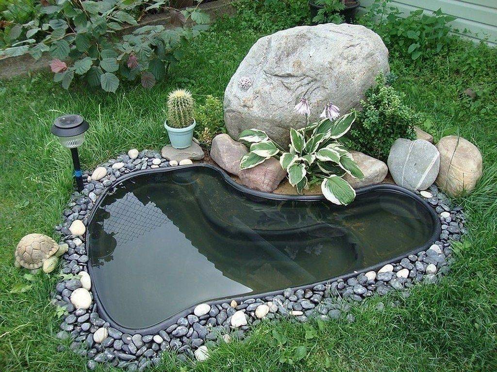 Пруд на даче своими руками: фото идеи искусственных декоративных водоемов