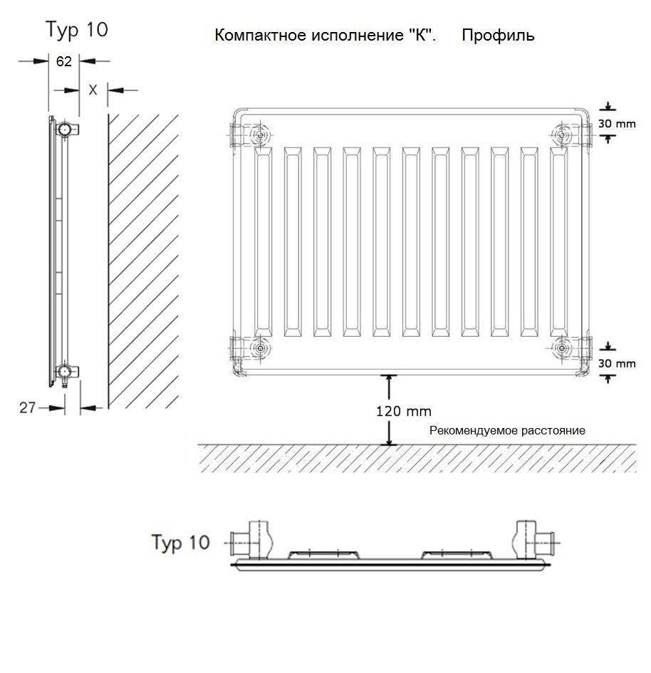 Размер алюминиевых батарей отопления. Тип 10 радиаторы Buderus. Батареи отопления биметаллические Будерус. Панель стального радиатора чертеж. Схема радиатора Buderus.