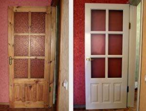 Ремонт межкомнатных дверей, реставрация деревянного полотна своими руками