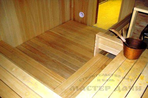 Пол в бане из чего лучше сделать - выбираем подходящий вариант
