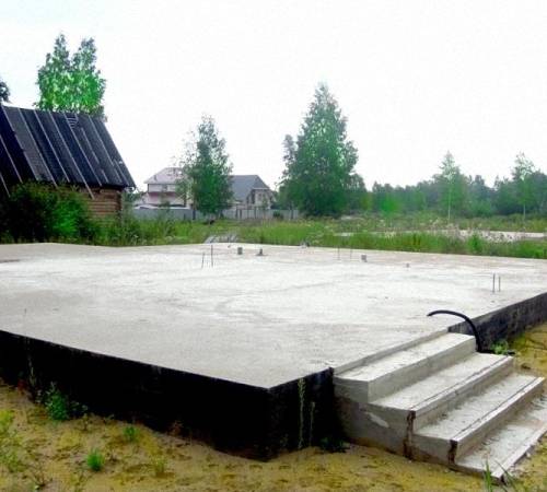 Плитный фундамент своими руками