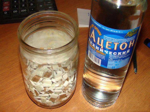 Как сделать клей из пенопласта