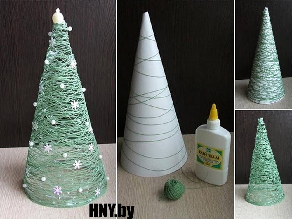 Как сделать новогоднюю елку своими руками из подручных материалов в домашних условиях: из чего делают поделки в виде елок / mama66.ru