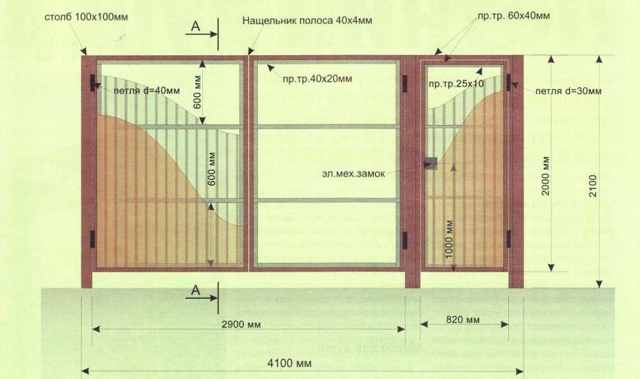 Как самостоятельно установить распашные ворота