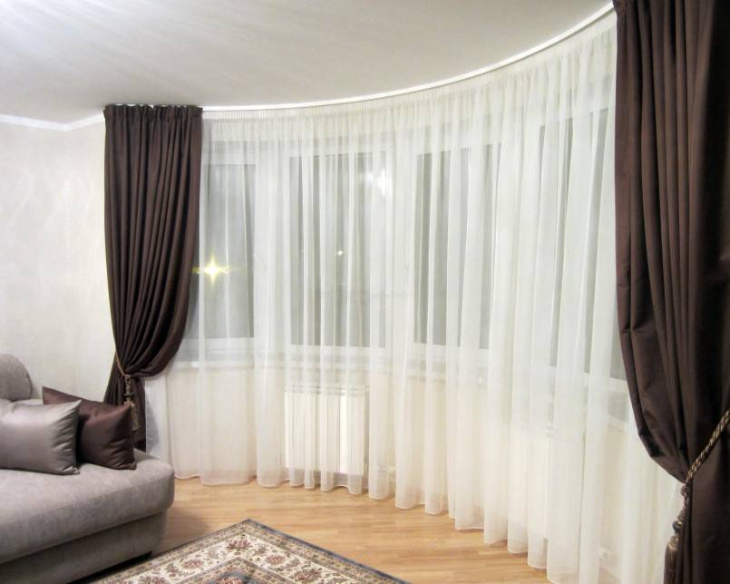 Красивые шторы в современном интерьере: дизайн занавесок и портьер, самые модные эскизы  - 55 фото