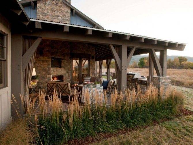 Как построить навес на даче своими руками: поэтапно, фото, чертежи, видео