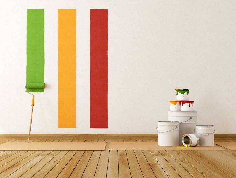Покраска стен в интерьере: виды, дизайн, сочетания, выбор цвета, 80+ фото